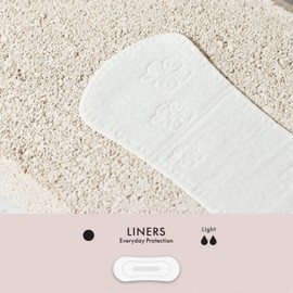 Grace & Green - Liners - Bulk Pack of 300 - Ultra Thin - Super Soft - Ideal for Light Flow - Organic Bamboo - Spotting - Everyday Protection - Biodegradable Packaging - B Corp Certified