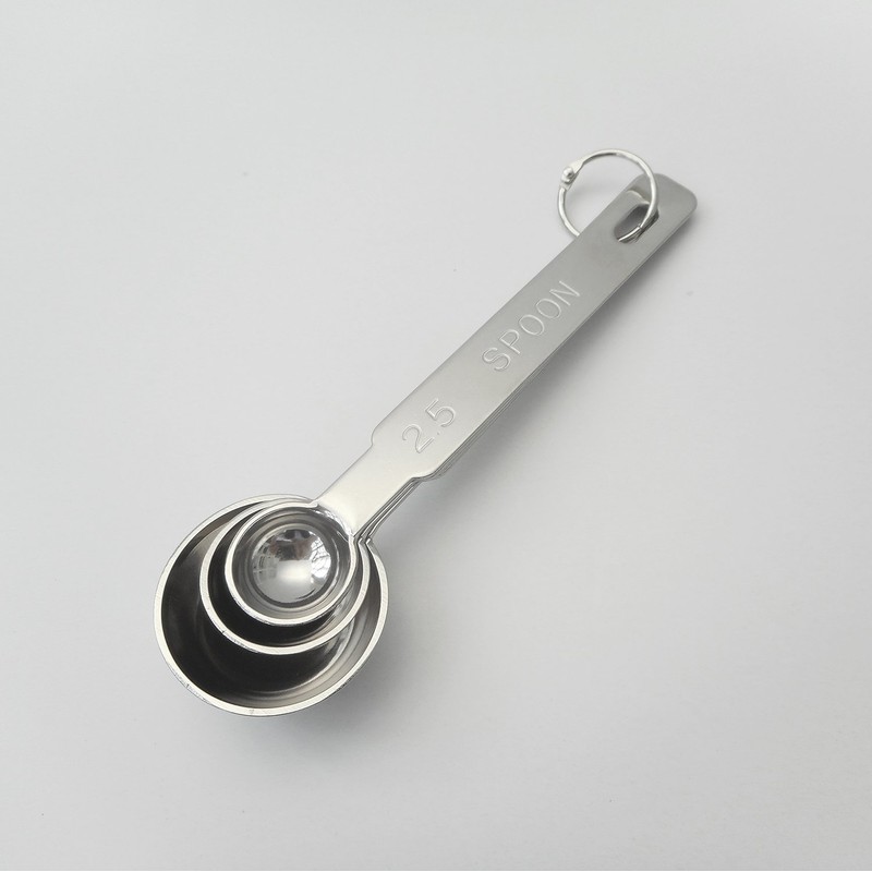 エムテートリマツ 18-8 極厚計量スプーン3本組 0923801 シルバー