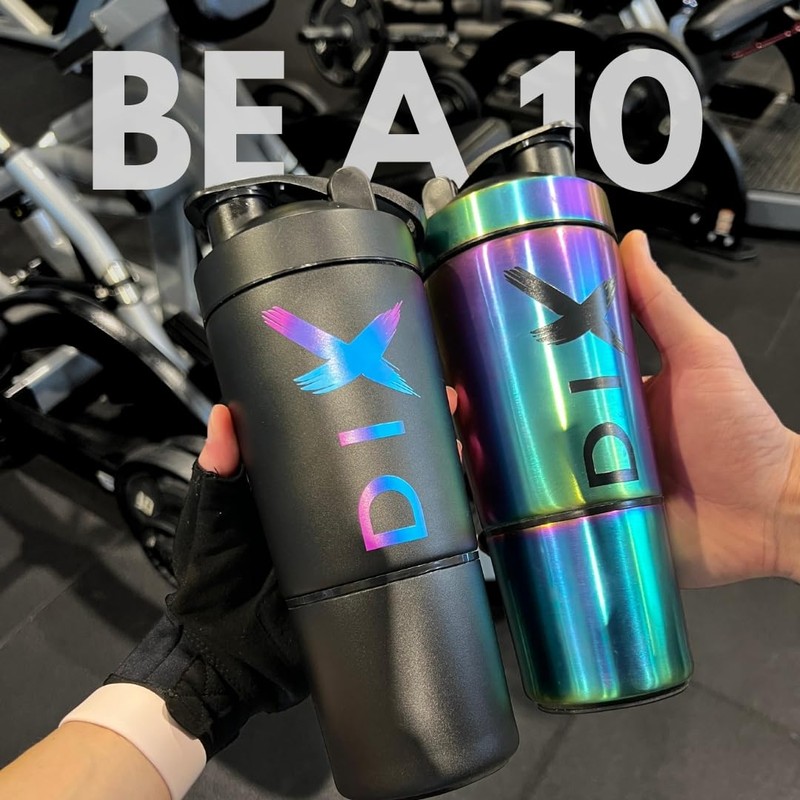 DIX Protein Shaker 750 ml, Made of Stainless Steel with