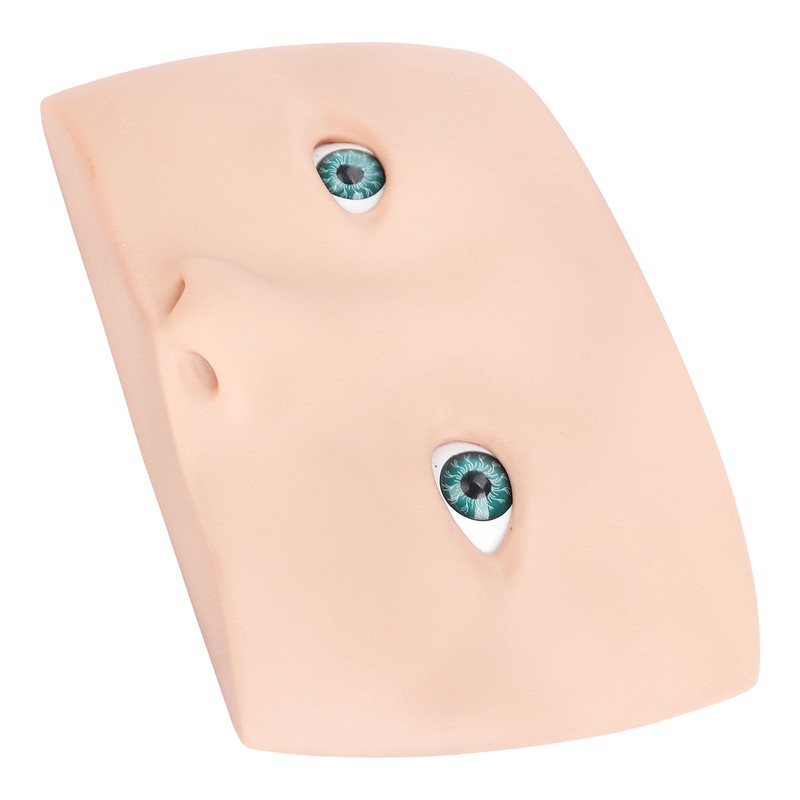 Makeup Practice Face Board 3D Realistic Eye Painting Practice Plastic