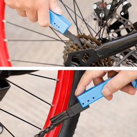 LHGWAT Bike Chain Cleaner, Reusable Bike Cleaning Brush, Suitable for Mountain Road City Hybrid and Folding Bikes Chain Cleaning and Maintenance