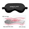Kenneth Cole Satin Eye Mask with Elastic Band - Blocks