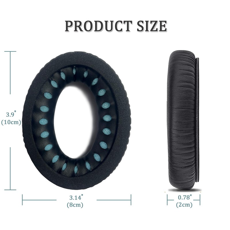 Ear Pads for Bose Quiet Comfort Soft Protein Leather Replacement
