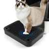 Bartuke Litter Box Step, Cat Step/Ramp/Catcher with Filter Function, Easy