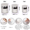 Airless Pump Jars Set - 3 Refillable Travel Size Cosmetic