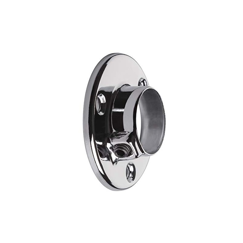 1 Pair (2 Pieces) Cupboard Rail Bearings Chrome-Plated Shiny for