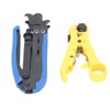 Coaxial Cable Crimping Pliers Combination Tool Adjustable Portable Coax Stripper