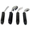 GIMA - Set composto da 4 posate modellabili in acciaio