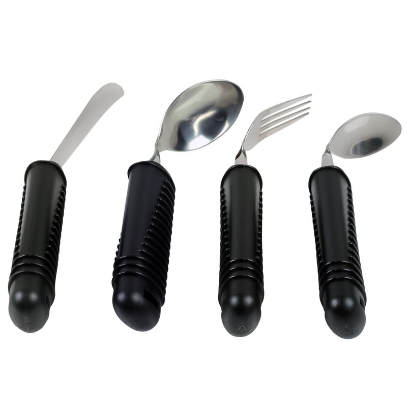 GIMA - Set composto da 4 posate modellabili in acciaio