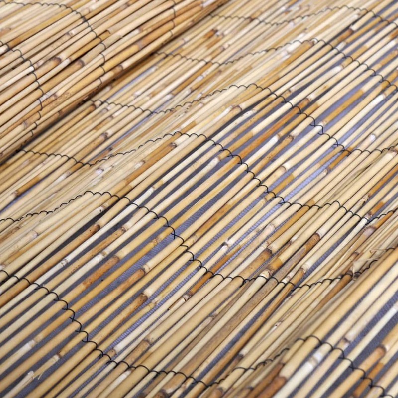vidaXL Garden Reed Fence 500x100cm Outdoor Patio Backyard Screen Barrier