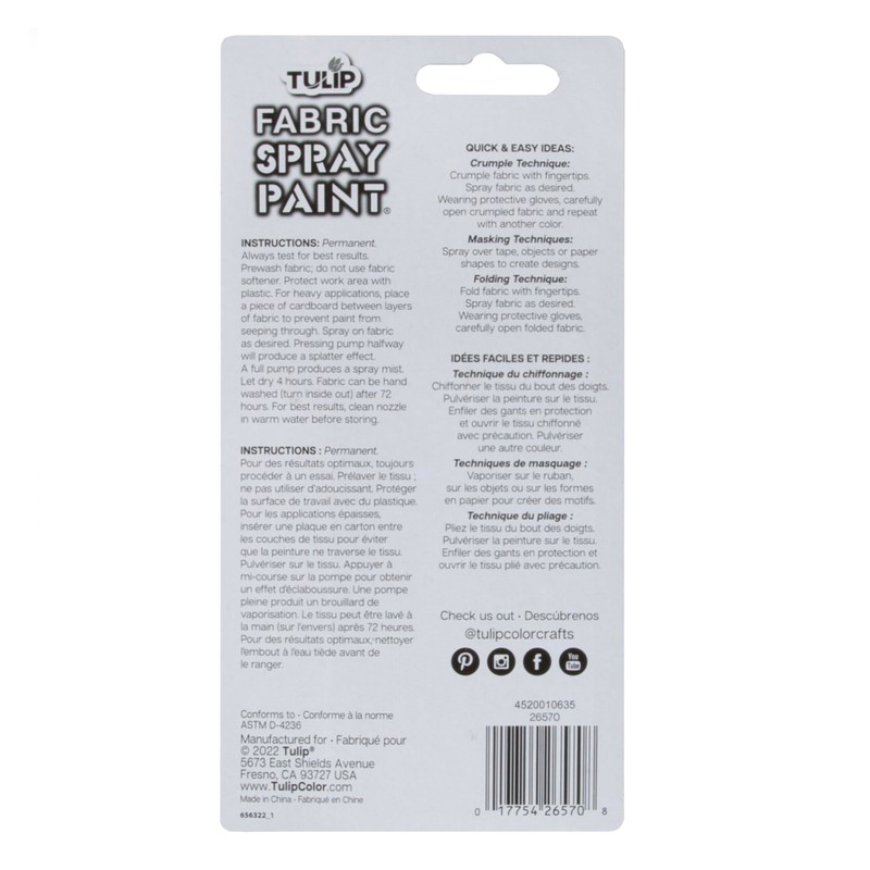 Tulip Glitter Spray Paint- Glistening Gold 4 Fl Oz (Pack