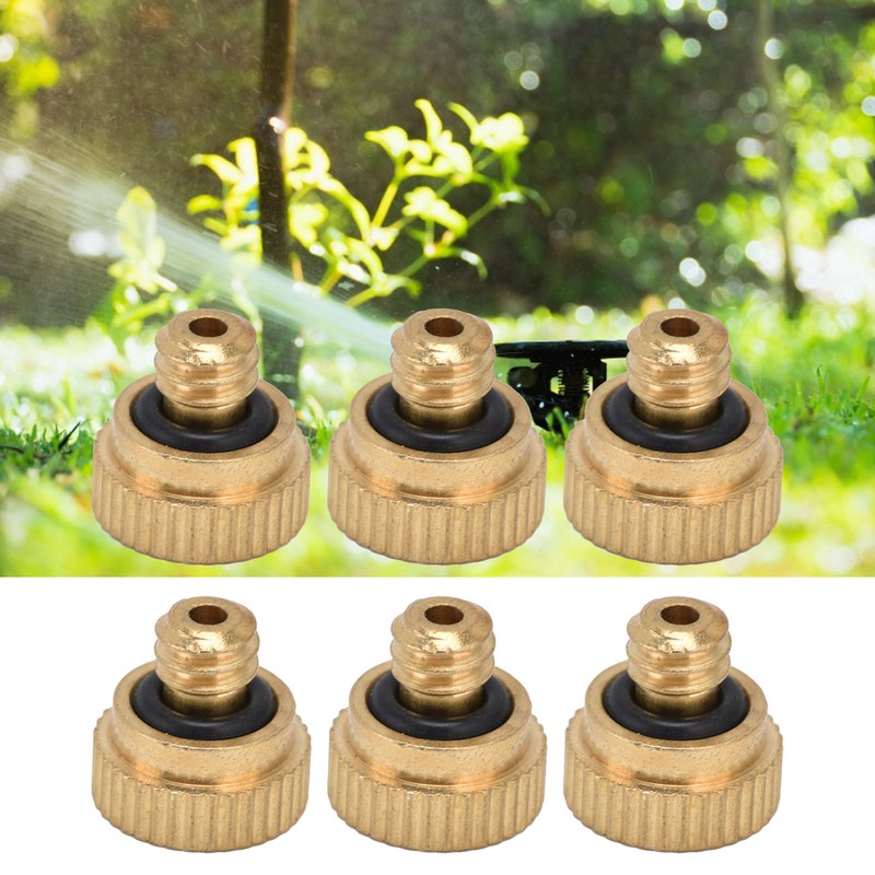 20Pcs Brass Atomizing Nozzle Gardening Misting Spraying Tool Set 0.3mm