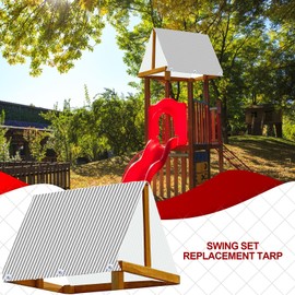 Playground Canopy | Swing Set Replacement Tarp,Shade Sails, Playground Sunshade Roof, Pergola Accessories, Waterproof Cover Sunproof for Hot Days