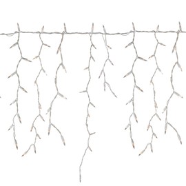 Northlight 300 Count Clear Mini Icicle Christmas Lights - White Wire