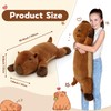 MaoGoLan 39.4" Capybara Plush Body Pillow, Long Capybara Stuffed Animal