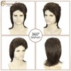 Creamily Mullet Wigs for Men 80s Costumes Fancy Party Adult