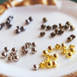4mm / 0.16" Mini Metal Round Shank Buttons, Doll Mini Buttons, in 4 Colors, Doll Clothing Buttons, Perfect for 12" Fashion Doll Clothes (10PCS)