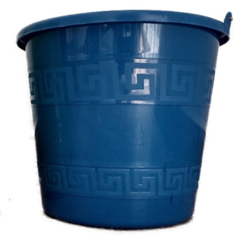 SUPER TIENDA Juego de cubetas de plástico 10 litros, Azul