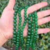 1 Strand Natural Green Jade Gemstone Loose Round Beads 6mm