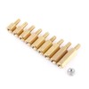 360pcs M2.5 Brass Male-Female Standoff + Stainless Steel Hex Nuts