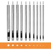 10 PCS 0.5mm-5mm Leather Hole Punch Set, Belt Hole Puncher