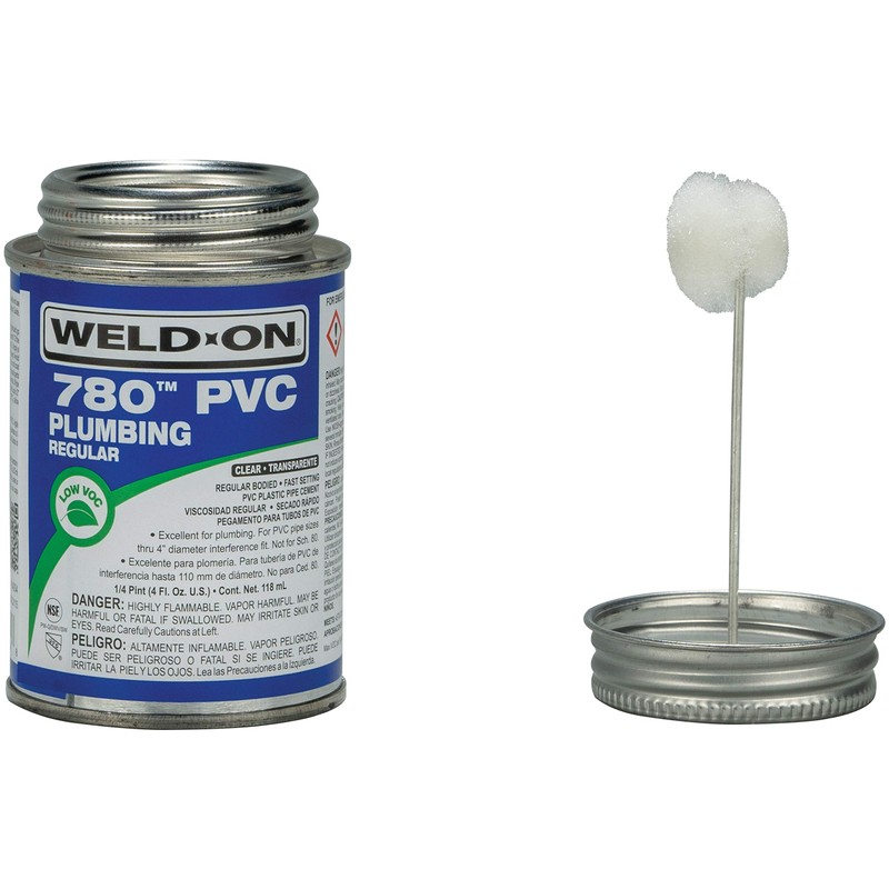 Weld-On 14004 780 PVC Regular-Bodied High Strength Plumbing Solvent Cement