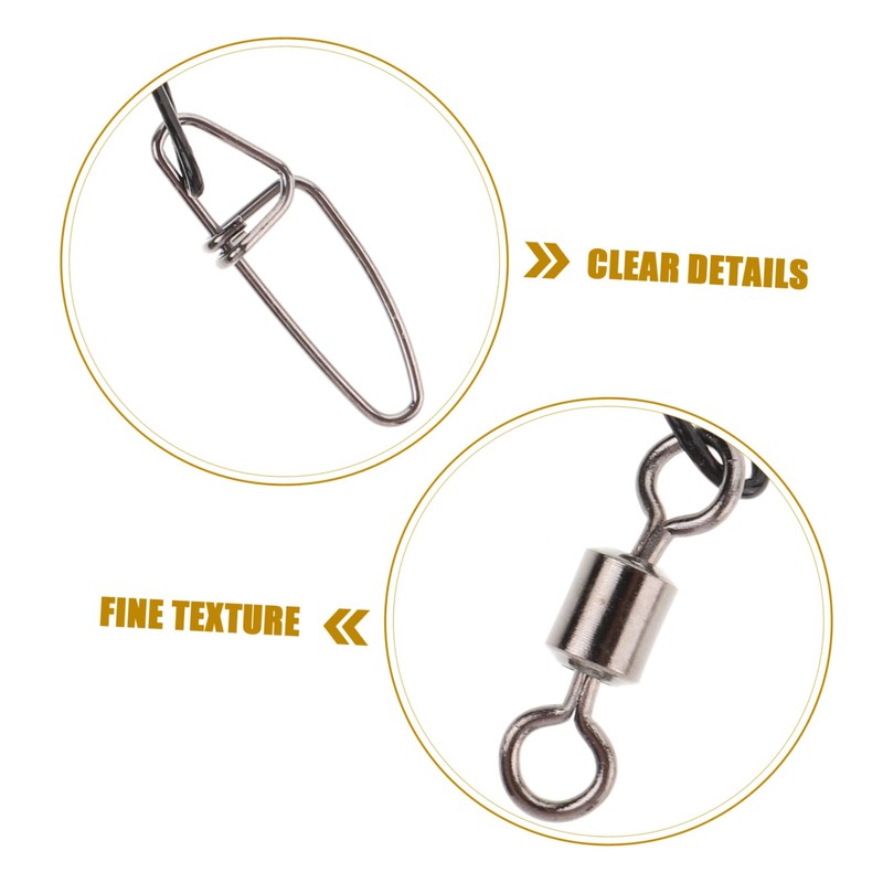 OHPHCALL 10Pcs Heavy Duty Steel Fishing Leaders Low Visibility Wire