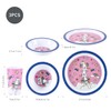 Unicorn 3Pcs Coloured Dining Set - Plate, Bowl and Tumbler