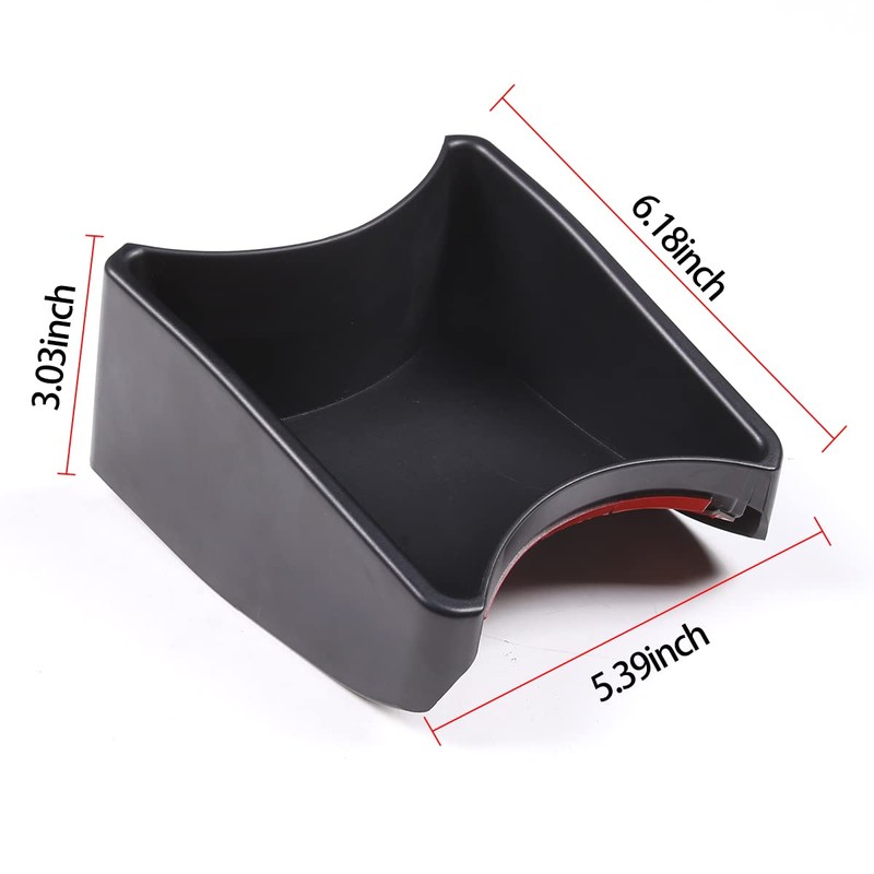 HAPPYHORSE Car Console Storage Box Organizer Tray Compatible with Fiat