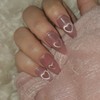 Heart Magnet [Handmade Nail Tip] Emily Nail - Oval /