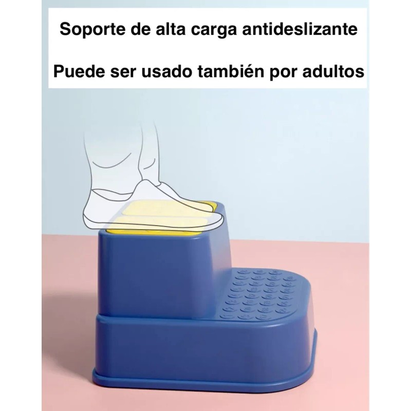 TENDER LIHOME Banco Taburete P/ Niños Antideslizante Banquito Infantil Bañ