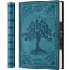 ZXHQ Diary with Lock, Hardcover(14.8 cm x 21 cm) Leather