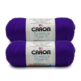 Bulk Buy: Caron Simply Soft Yarn Solids (2-Pack) (Iris)