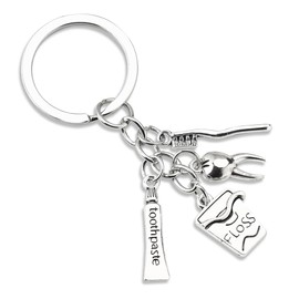 Tooth Gift Keychain for Dentist Birthday Gifts for Men Dental Hygienist Christmas Gifts for Women Funny Gifts for Dental Assistants Staff Party Favors Gifts for Dental Students Graduation Gift Ideas