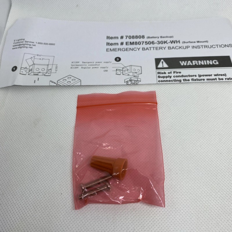 E LIGHTING 6” EM Eclipse 15 Watt LED Surface Mount