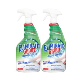 Clean-X Eliminate Grout Cleaner & Sealer with Hydrogen Peroxide – 32 fl. oz. by UNELKO Invisible Shield - 2 pack