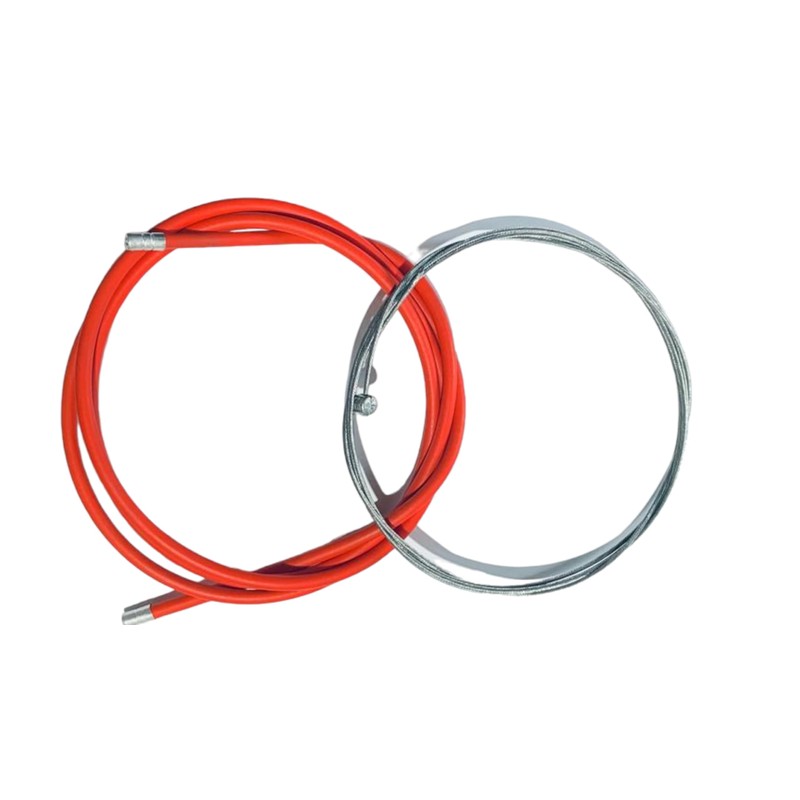 AARNAV Red Brake Cable Set FRONT REAR BMX MTB BIKE