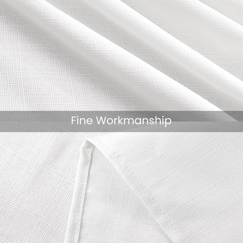 smiry Linen Table Cloth Rectangle 140x100 cm Wipe Clean Tablecloth
