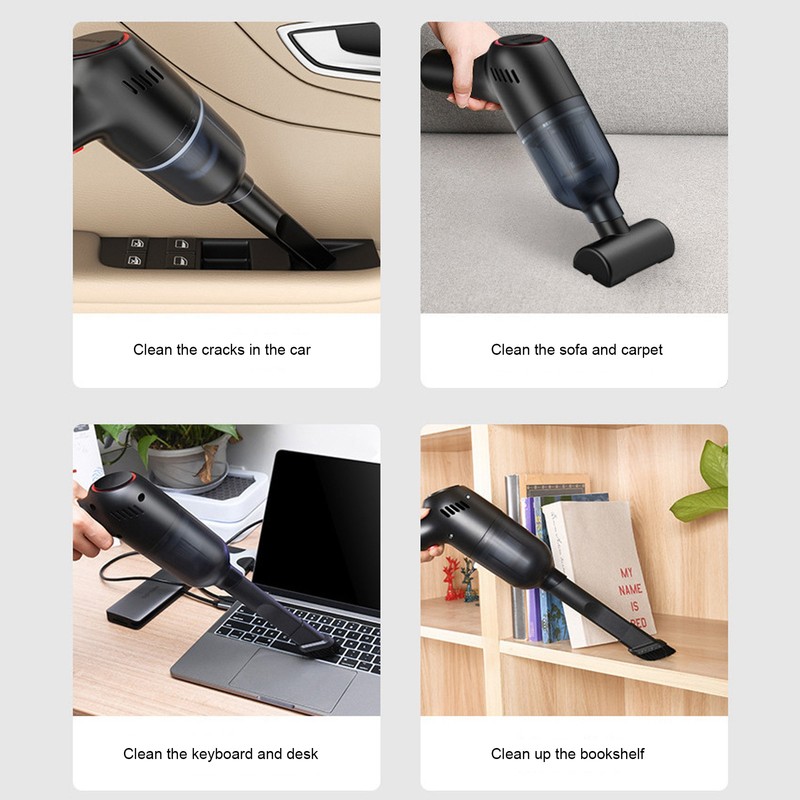 8000pa Dust Cordless Vacuum Cleaner Electric Handheld Vacuum Cleaner USB