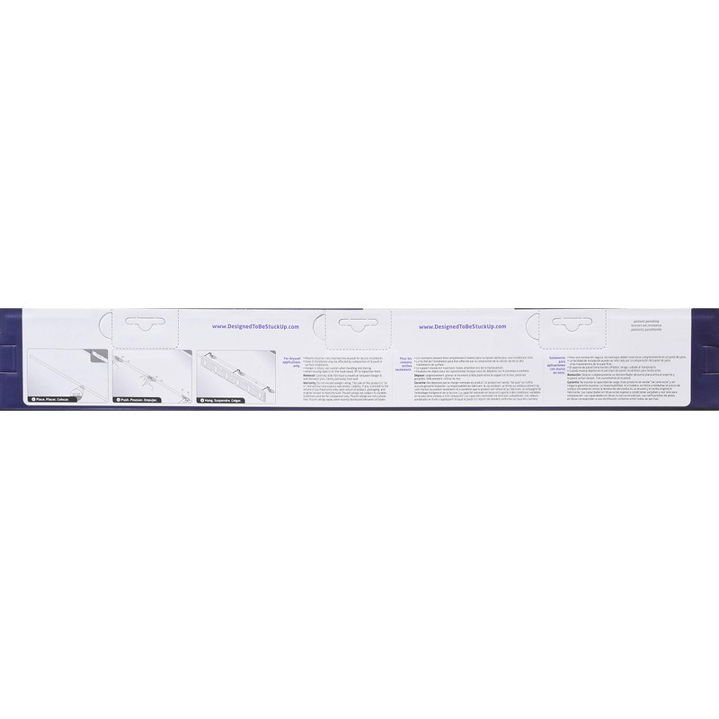 HIGH & MIGHTY 515757 Coat Rack 6 Hook Rail, Easy