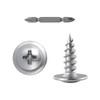 (400 pcs)#8×1/2" Phillips Truss Head Wood Screws Stainless Steel 410