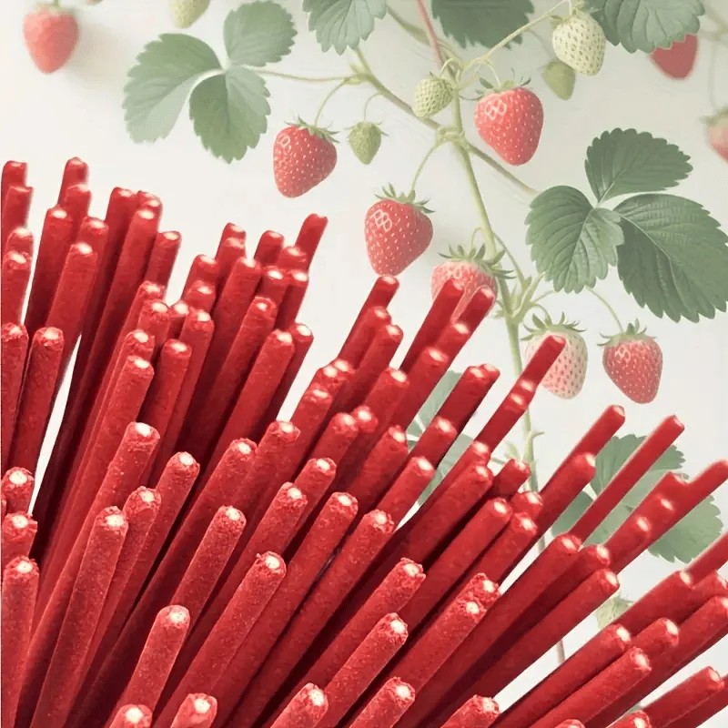 102pcs 6 Fruit Flavored Incense Sticks 25.5cm/10.04in Yoga Meditation Enhancer