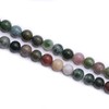 jodaying Gorgeous Natural Indian Agate Gemstone Loose Beads Smooth Round