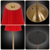 Red Table Lamps , Small Gold Table Lamp 12 Inch