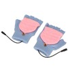 USB Heating Gloves Full Finger Half Fingerless Double Sided Heating