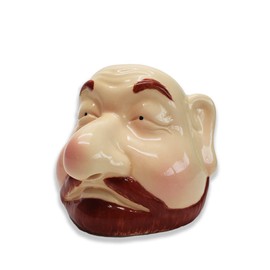 Winkee Chefkoch - Egg Separator - The Funny Egg Separator with Face | Practical Ceramic Egg Yolk Separator | Yolk Egg Separator Chef | Gift for Christmas, Easter, Birthday, Valentine's Day