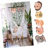 Operitacx Animal Paper Lanterns Jungle Birthday Party Supplies Decorative Hangings