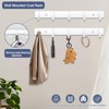 Bosdontek 2 Pack Wall Coat Racks, Heavy Duty Coat Hooks
