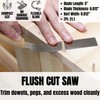 KAKURI Mini Japanese Pull Saw Set with Carrying Case -