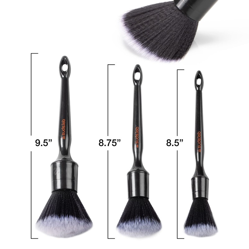 Suds Lab PB Plush Brush Kit 3 Pack- Ultra-Soft Synthetic
